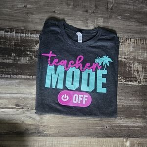 Gray Kids Shirt with Colorful Print